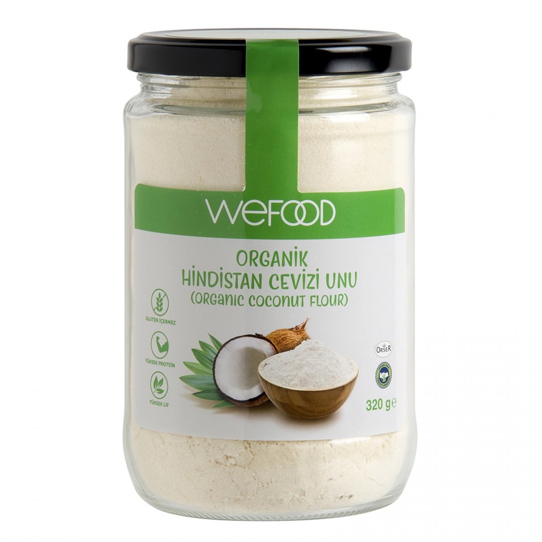 Wefood Organik Hindistan Cevizi Unu (320 g)