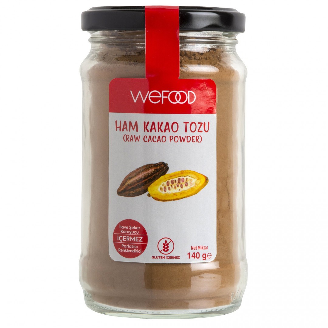 Wefood Organik Ham Kakao Tozu (140 g)