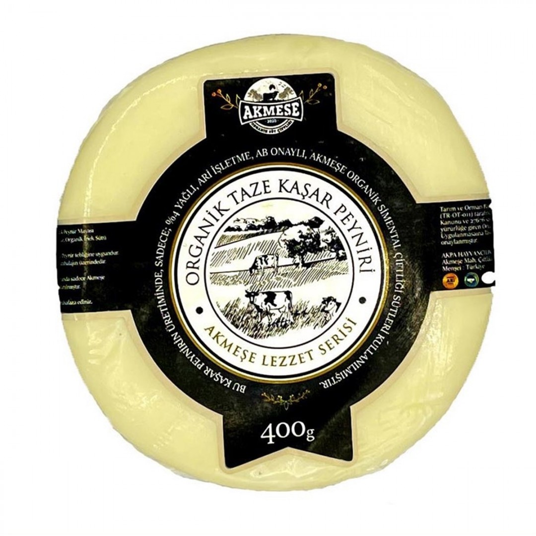 Akmeşe Organik Taze Kaşar Peyniri (400 g)