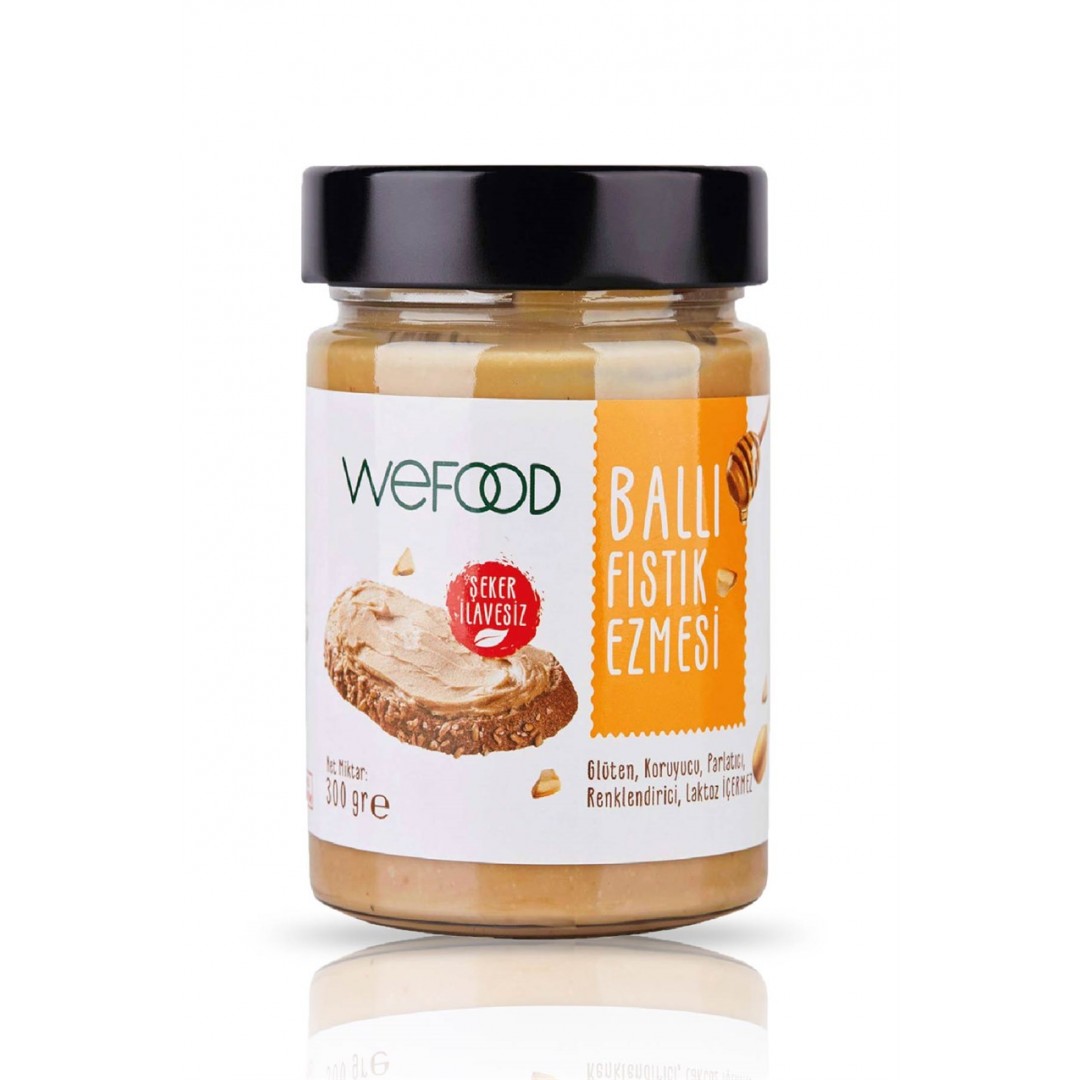 Wefood Şekersiz Ballı Fıstık Ezmesi (300 g)